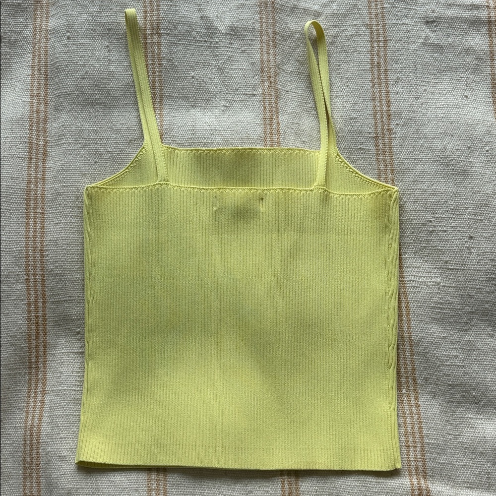 GREY LAB Lemon Ribbed Knit Tank - Picture 3 of 3